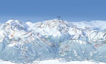 Maps for La Plagne: Centre - Piste, town and resort maps.